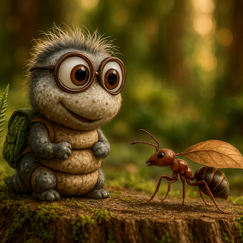 Holzwurm Fritz und die fleißige Ameise Holzwurm Fritz und die fleißige Ameise