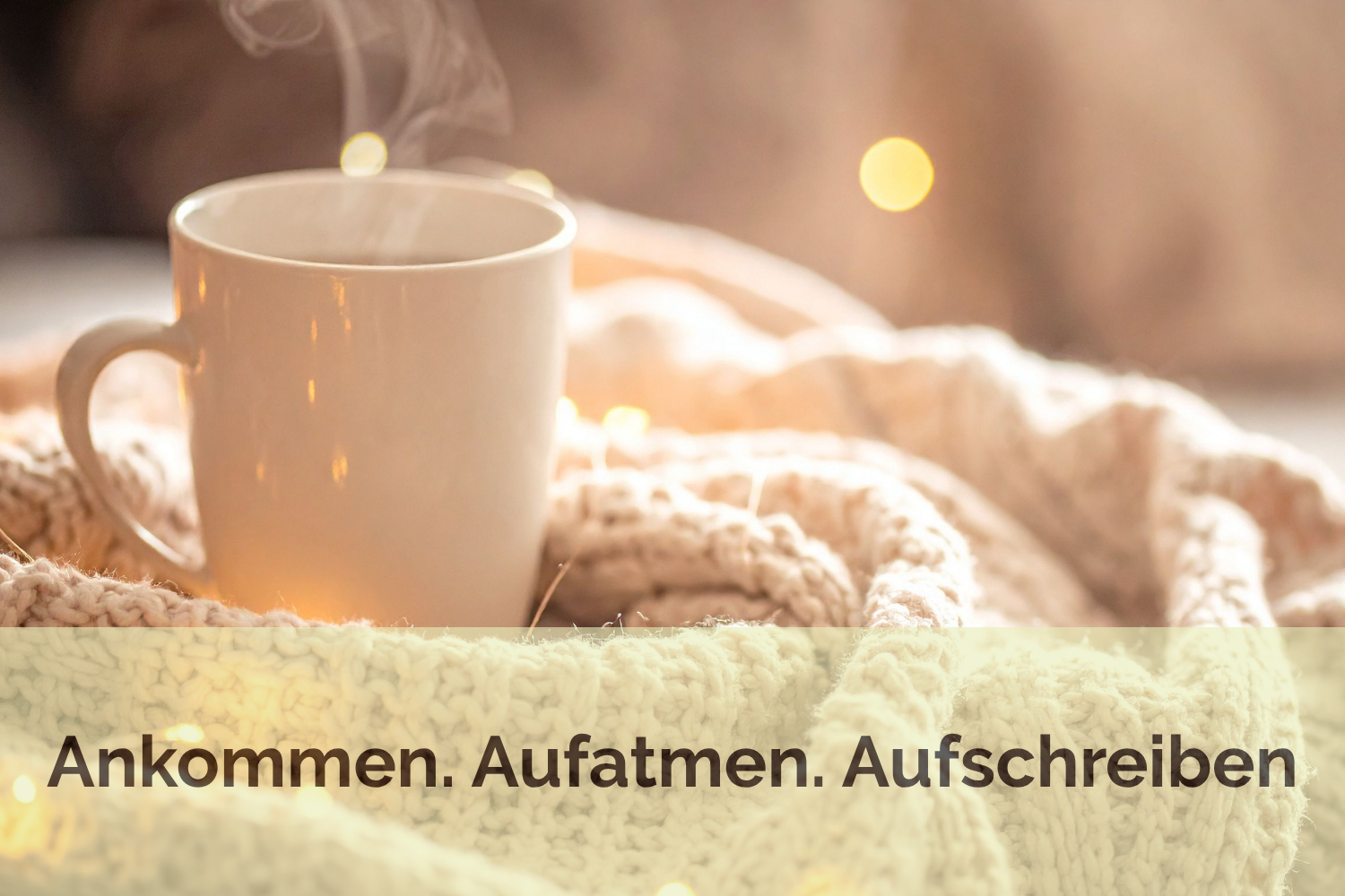Ein Schreibabend im Winterlicht Ein Schreibabend im Winterlicht